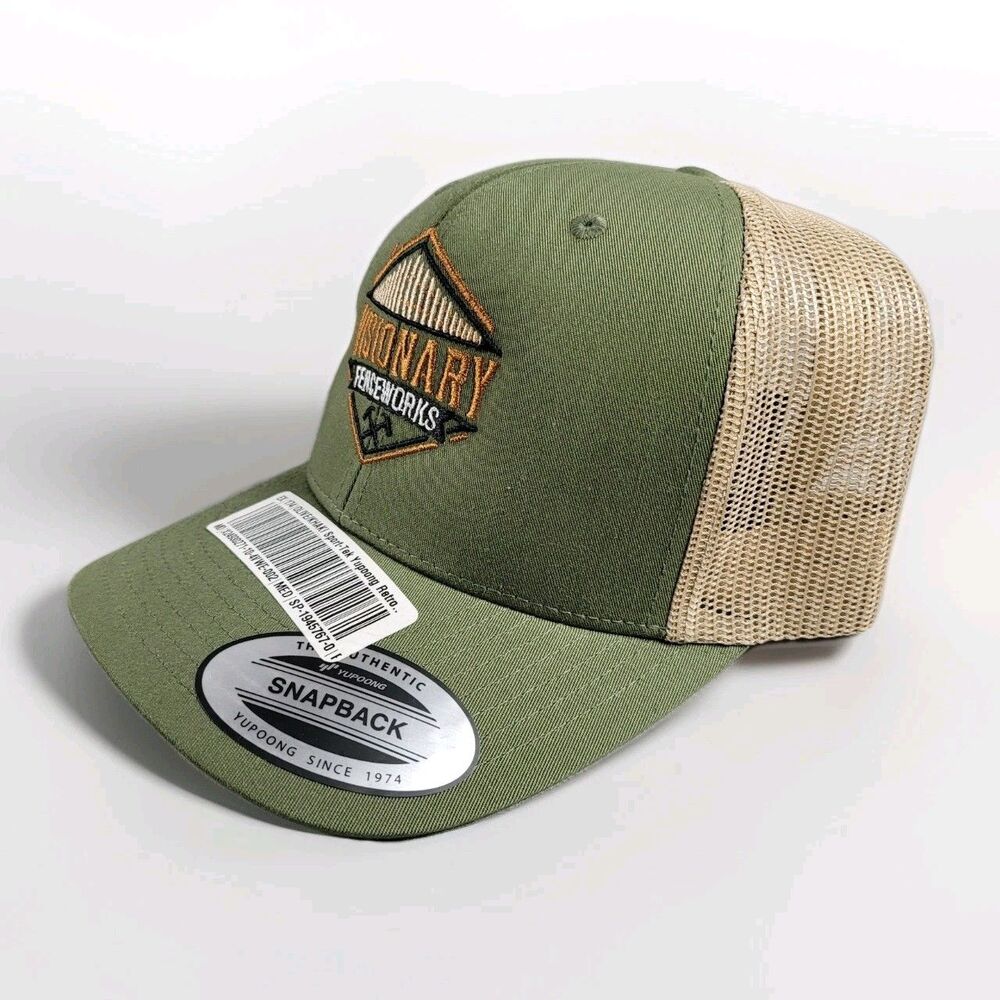 Sport-Tek Visionary Cap Fenceworks snapback Adjustable mesh Yupoong since 1974